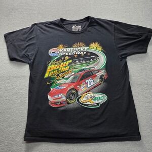 NASCAR Kentucky Speedway Quaker State 400 Chase Authentics T-Shirt Mens XL Black